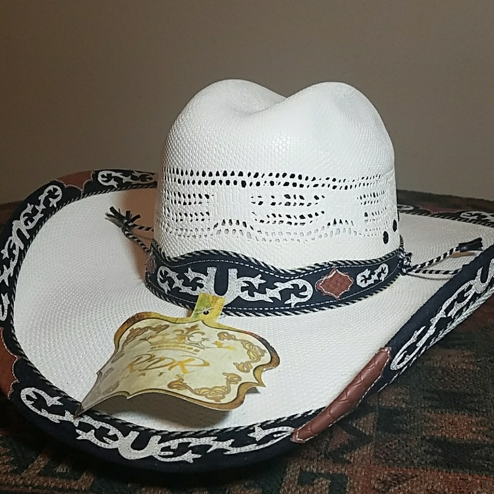 Suede/Leather Bangora Cowboy Hat